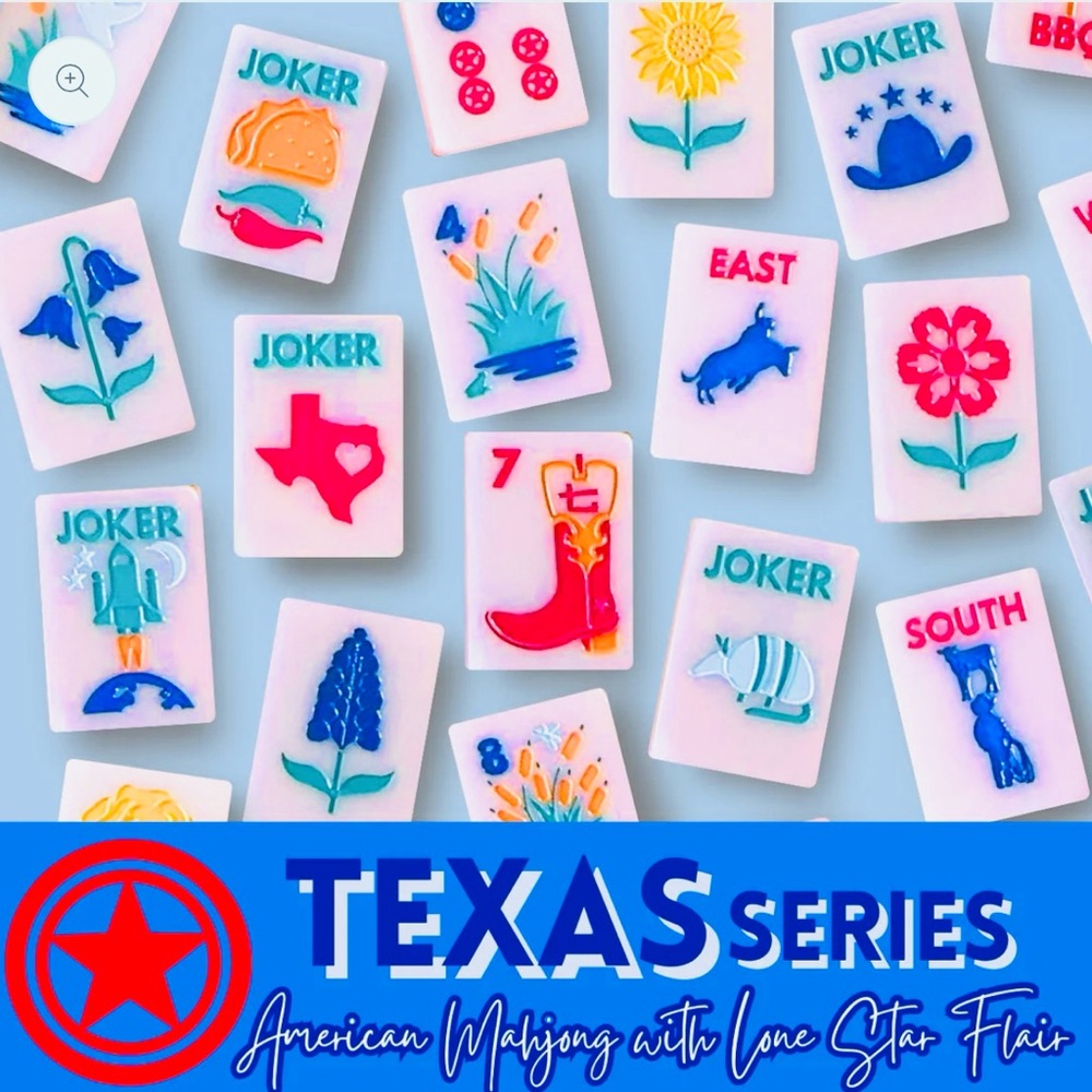 Texas Series Mahjong Set - Multicolor